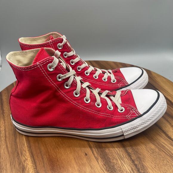 Converse Sneaker Red Converse High Tops Mens Converse Chuck Taylor All Star Shoes Mens Classic Hi Top Sneaker